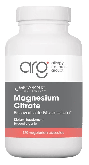 Magnesium Citrate Default Category Metabolic Maintenance 120 Capsules 