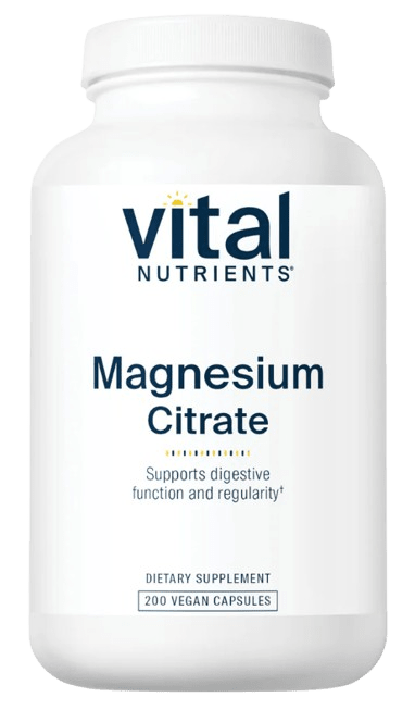 Magnesium Citrate Default Category Vital Nutrients 200 Capsules 