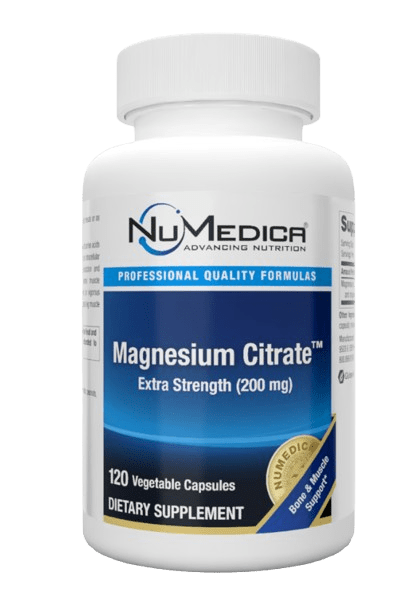 Magnesium Citrate (Capsules) - 120 Capsules Default Category Numedica 