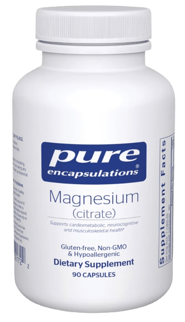 Magnesium (citrate) Default Category Pure Encapsulations 90 Capsules 
