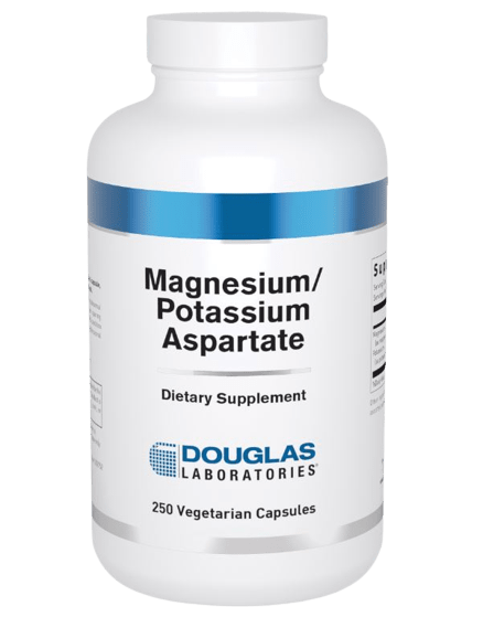 Magnesium/Potassium Aspartate Vitamins & Supplements Douglas Labs 250 Capsules 