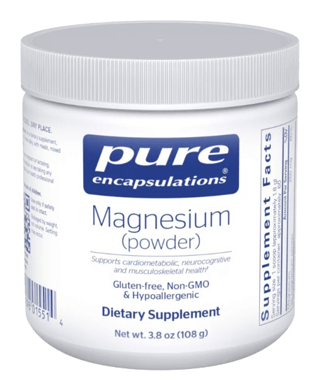 Magnesium (powder) - 107 grams Default Category Pure Encapsulations 