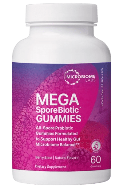 MegaSporeBiotic Gummies For Adults - 60 Gummies Default Category Microbiome Labs 