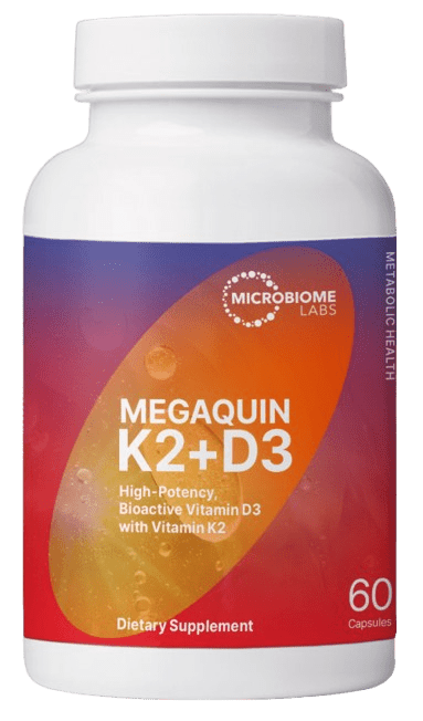 MegaQuin K2+D3 (formerly MegaQuinD₃) Default Category Microbiome Labs 60 Capsules 