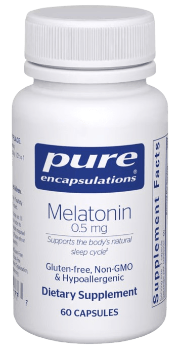 Melatonin 0.5 mg Default Category Pure Encapsulations 60 Capsules 