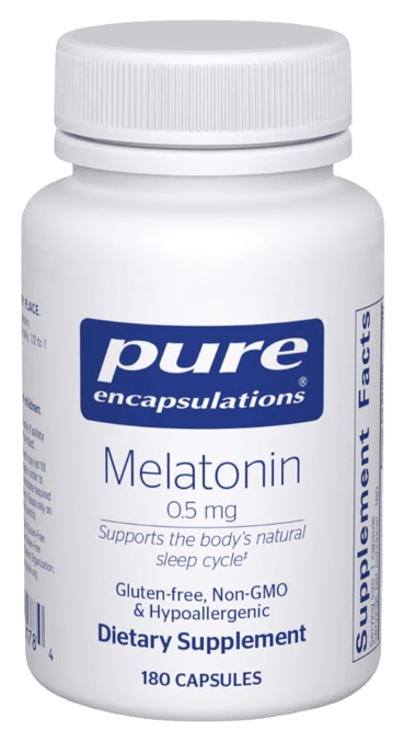 Melatonin 0.5 mg Default Category Pure Encapsulations 180 Capsules 