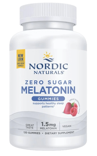 Zero Sugar Melatonin - 60 Gummies Default Category Nordic Naturals 120 Gummies 