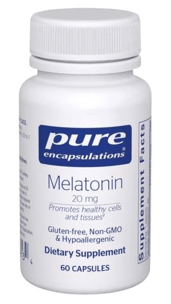 Melatonin 20 mg Default Category Pure Encapsulations 60 Capsules 