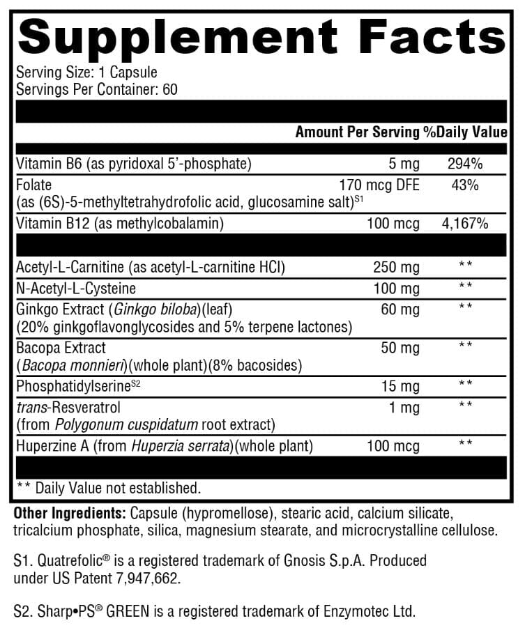 MemorAll™ - 60 Capsules Default Category Xymogen