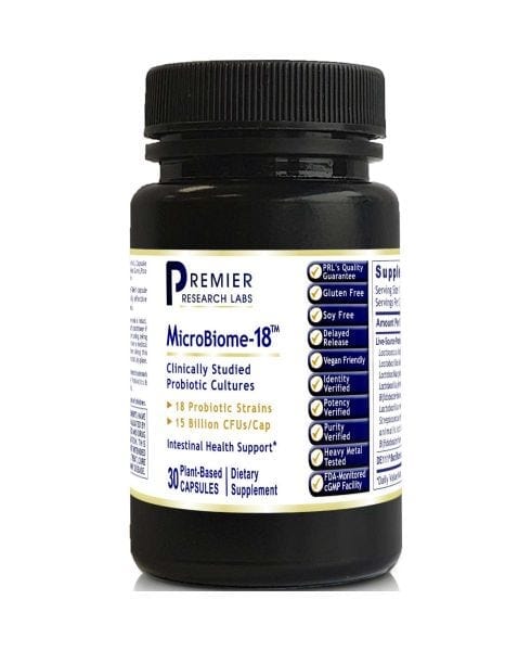 MicroBiome-18 - 30 Capsules Default Category Premier Research Labs 