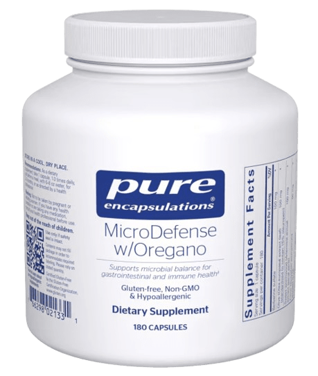 MicroDefense w/ Oregano Default Category Pure Encapsulations 180 Capsules 