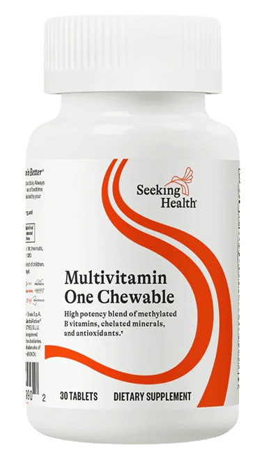 Multivitamin One Chewable (formerly Optimal Multivitamin Chewable) Default Category Seeking Health 30 Tablets 