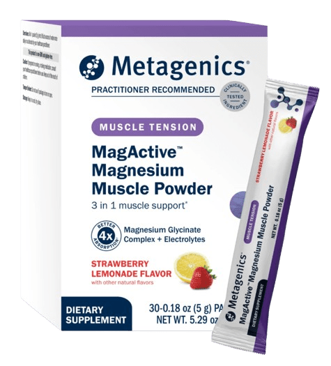 MagActive® Magnesium Muscle Powder Packets Default Category Metagenics 30 Servings 