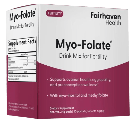 Myo-Folate® Drink Mix for Fertility Default Category Fairhaven Health 30 Packets 