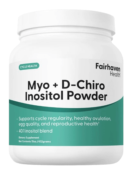 Myo + D-Chiro Inositol Powder Default Category Fairhaven Health 180 Servings 