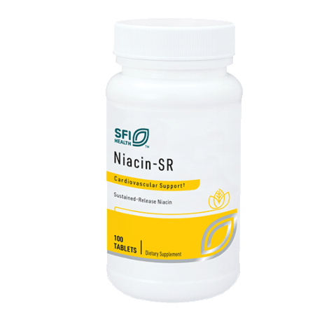 Niacin-SR - 100 Tablets Default Category Klaire Labs 