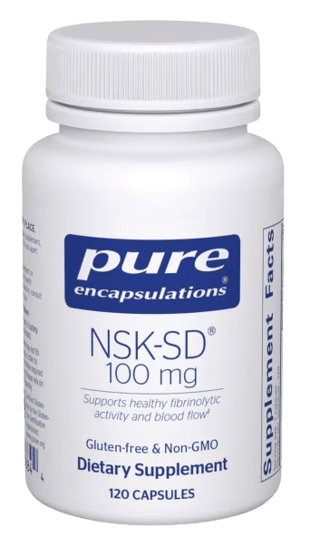 NSK-SD (Nattokinase) 100 mg Default Category Pure Encapsulations 120 Capsules 