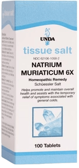Natrium Muriaticum 6X (Salt) - 100 Tablets Vitamins & Supplements Genestra 