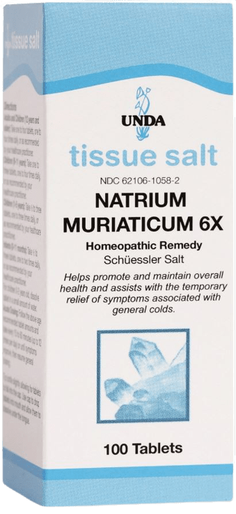 Natrium Muriaticum 6X (Salt) - 100 Tablets Vitamins & Supplements Genestra 