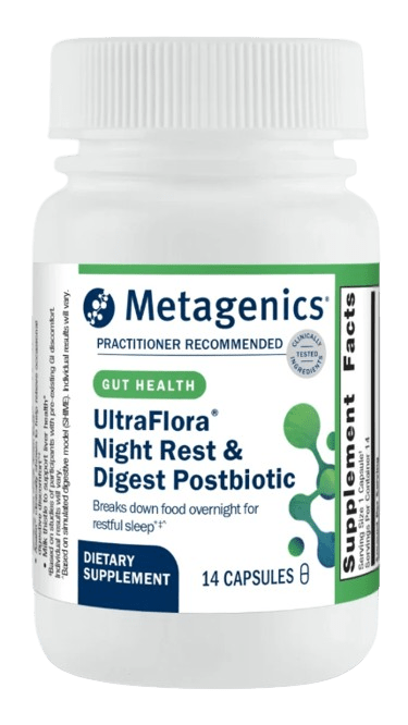 UltraFlora® Night Rest & Digest Postbiotic Default Category Metagenics 14 Capsules 
