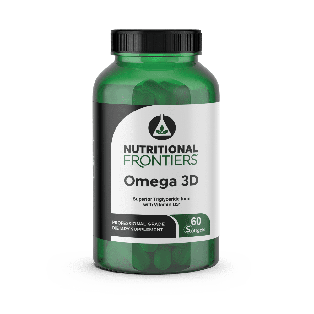 Omega 3D Default Category Nutritional Frontiers 60 Capsules 