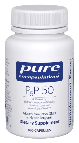 P5P 50 (activated B6) Default Category Pure Encapsulations 180 Capsules 