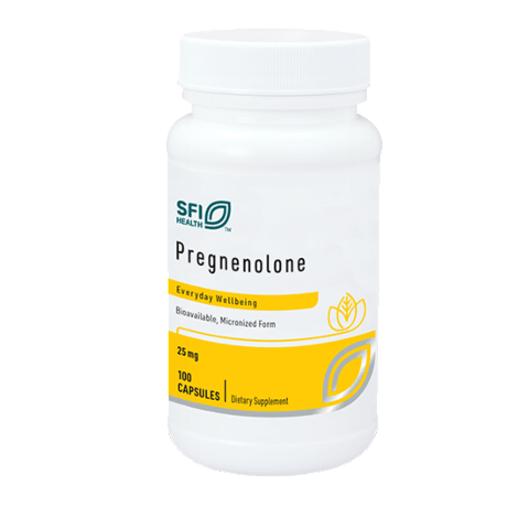 Pregnenolone (25 mg) - 100 Capsules Default Category Klaire Labs 