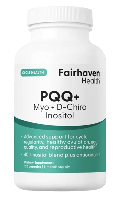 PQQ+ Myo + D-Chiro Inositol Default Category Fairhaven Health 120 Capsules 