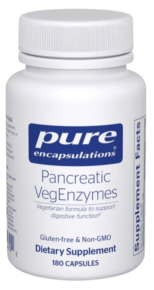 Pancreatic VegEnzymes - 180 Capsules Default Category Pure Encapsulations 