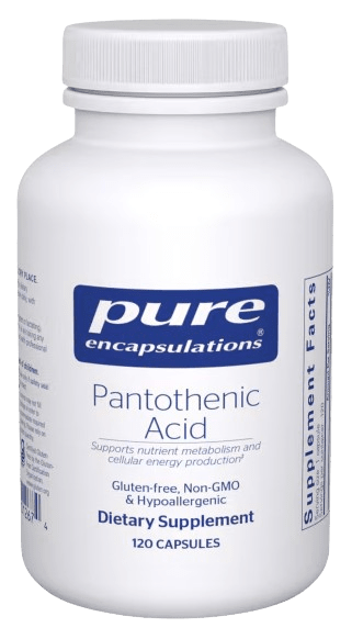 Pantothenic Acid - 120 Capsules Default Category Pure Encapsulations 