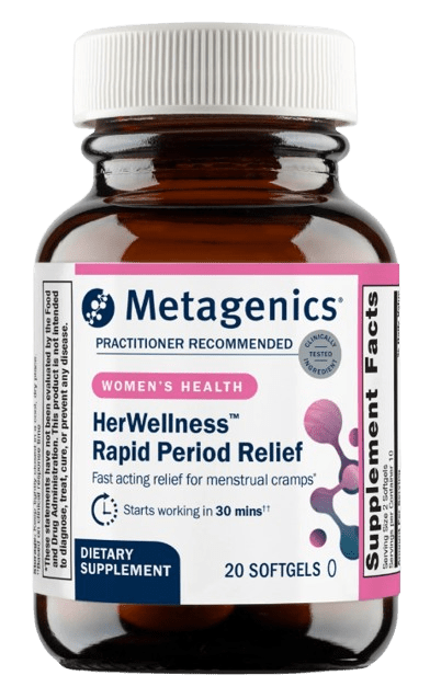 HerWellness™ Rapid Period Relief Default Category Metagenics 20 Softgels 