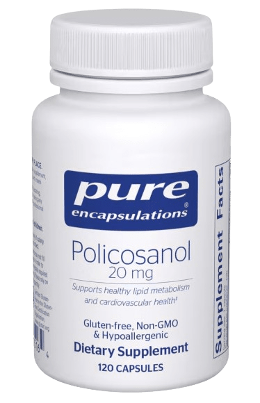 Policosanol 20 mg Default Category Pure Encapsulations 120 Capsules 