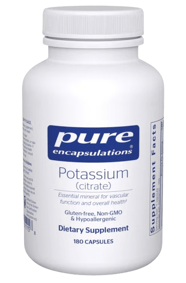 Potassium (citrate) Default Category Pure Encapsulations 180 Capsules 
