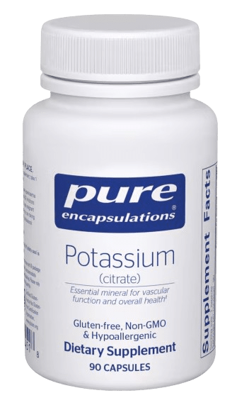 Potassium (citrate) Default Category Pure Encapsulations 90 Capsules 