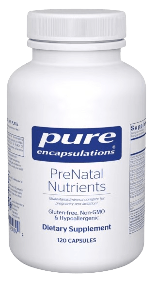 PreNatal Nutrients Default Category Pure Encapsulations 120 Capsules 