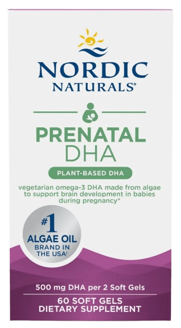 Vegan Prenatal DHA Default Category Nordic Naturals 60 Soft Gels 