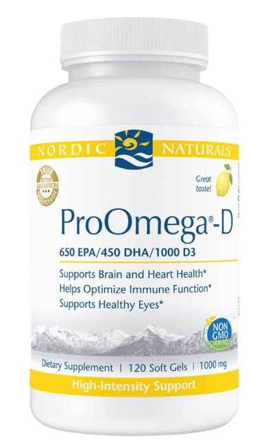 ProOmega-D Default Category Nordic Naturals 120 softgels 