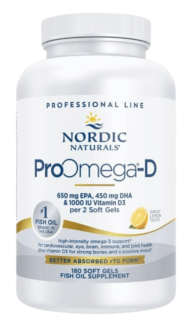 ProOmega-D Default Category Nordic Naturals 180 softgels 