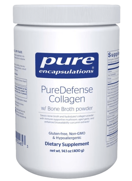 PureDefense Collagen w/ Bone Broth Powder - 400 Grams Pure Encapsulations 