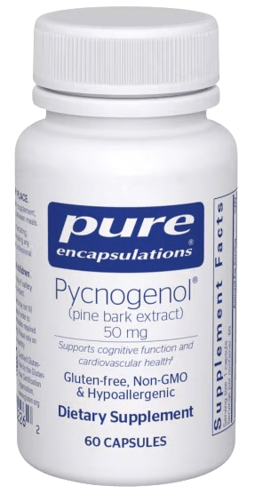 Pycnogenol 50 mg Default Category Pure Encapsulations 60 Capsules 