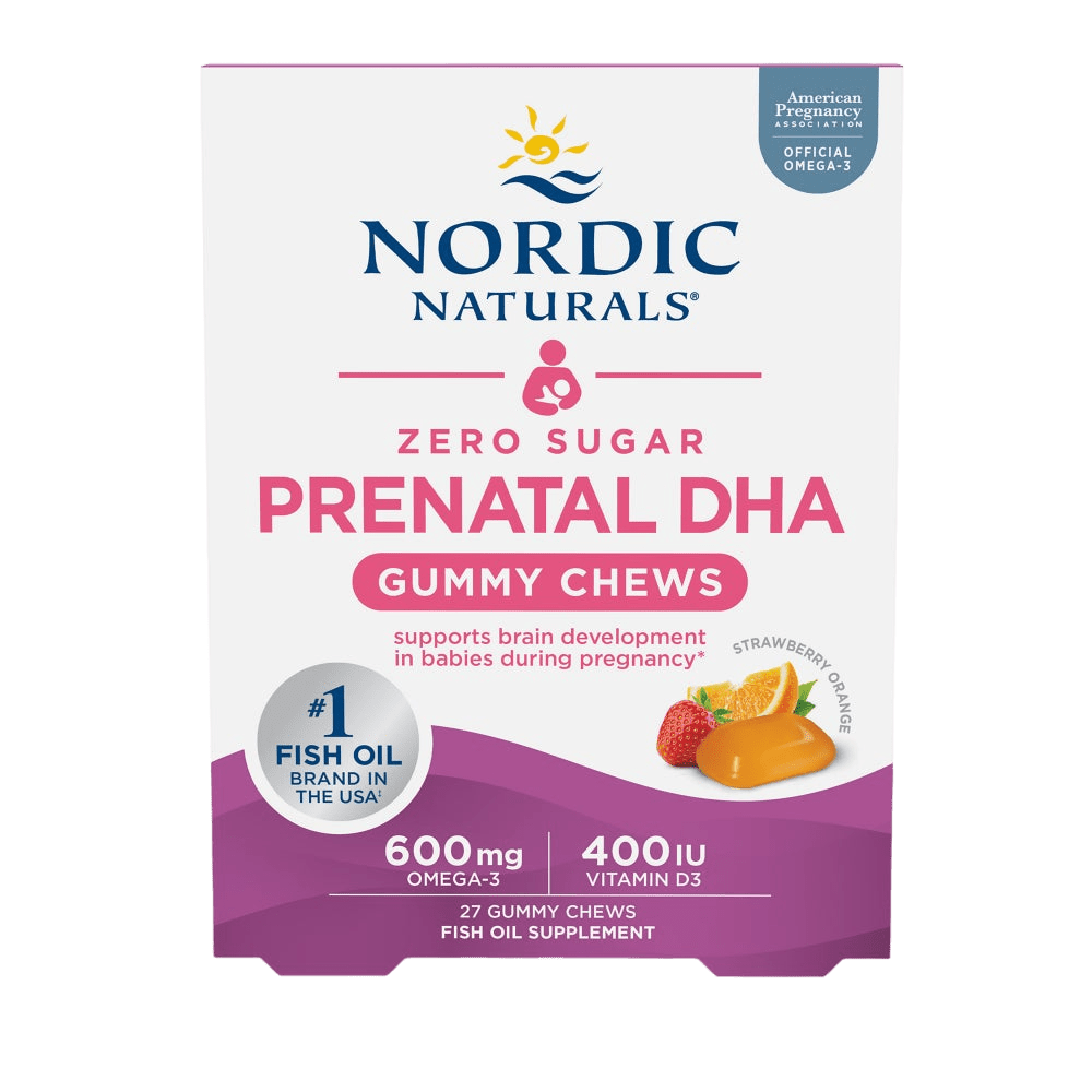 Zero Sugar Prenatal DHA Gummy Chews - 27 Gummy Chews Default Category Nordic Naturals 