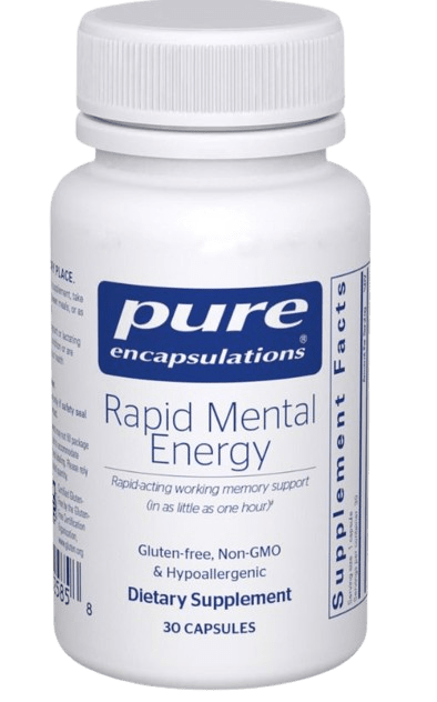 Rapid Mental Energy - 30 Capsules Default Category Pure Encapsulations 