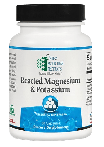 Reacted Magnesium & Potassium - 60 Capsules Default Category Ortho Molecular 
