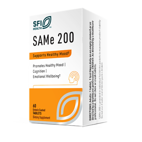 SAMe 200 - 60 Tablets Default Category Klaire Labs 