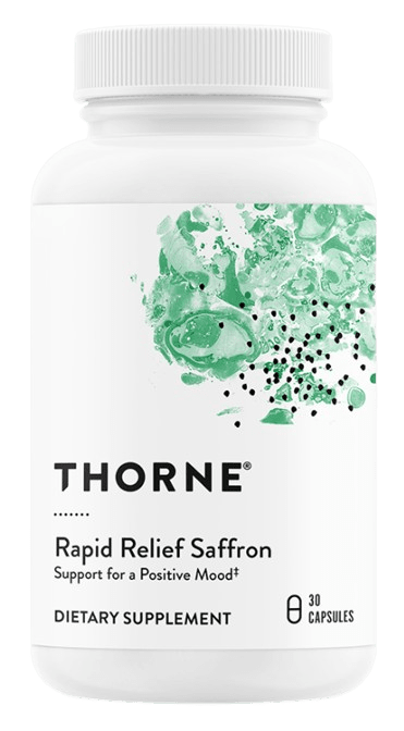 Rapid Relief Saffron Default Category Thorne 30 Capsules 