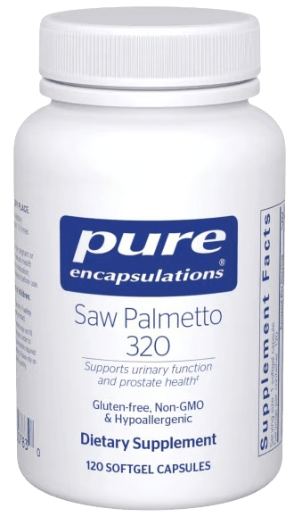 Saw Palmetto 320 Default Category Pure Encapsulations 120 Softgel Capsules 