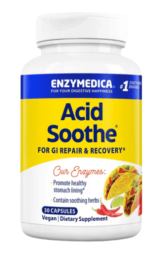 Acid Soothe™ Capsules Default Category Enzymedica 30 Capsules 