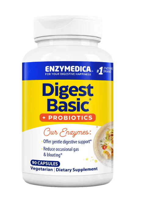 Digest Basic® + Probiotics Default Category Enzymedica 90 Capsules 