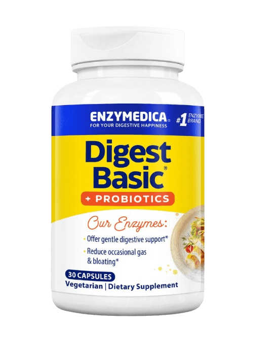Digest Basic® + Probiotics Default Category Enzymedica 30 Capsules 
