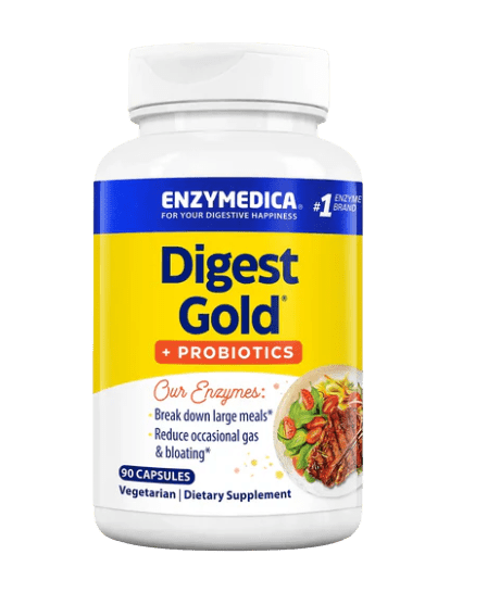 Digest Gold® +PROBIOTICS Default Category Enzymedica 90 Capsules 